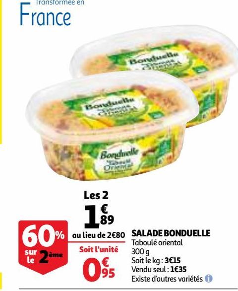 SALADE BONDUELLE