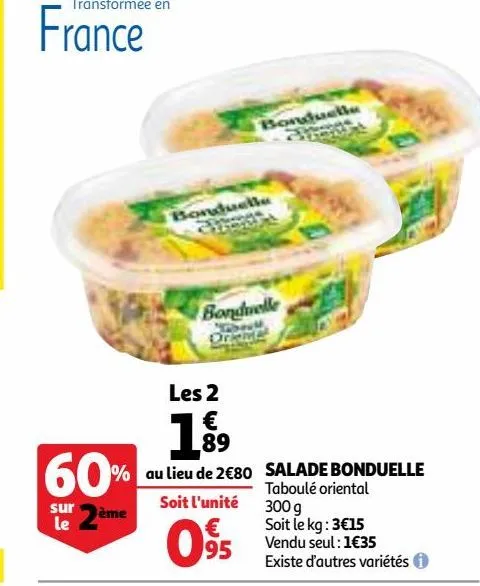 salade bonduelle