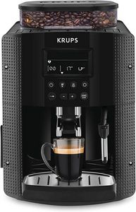 Krups Essential Machine à Café à Grain Machine à Café Broyeur Grain Cafetière Expresso Ecran LCD Nettoyage Automatique Bus... offre à 389,99€ sur Amazon
