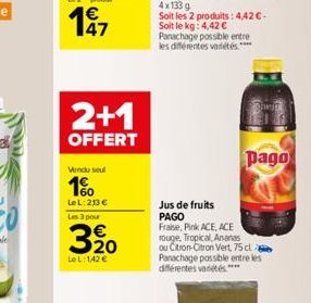 jus de fruits Pago