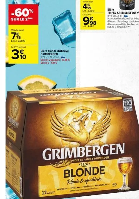 bière blonde grimbergen