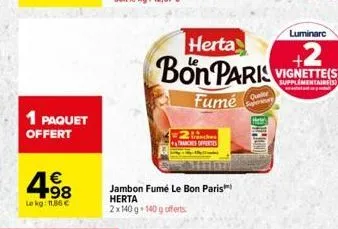 jambon fumé herta