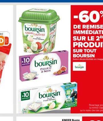 boursin  saladegapéritif  10  10  AIL  boursin  FIGUE 3 NOIX  boursin  AIL FINES HEADES  boursin