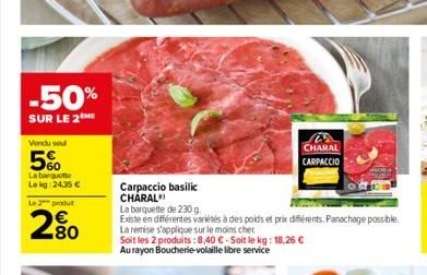 carpaccio Charal