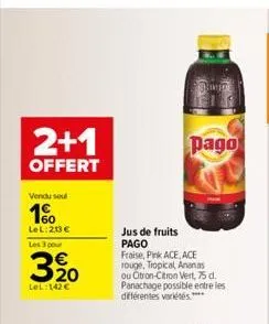 jus de fruits pago