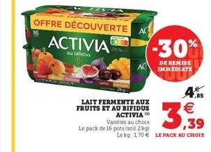 soldes activia