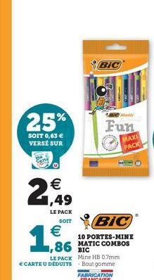 gomme BIC