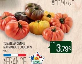 TOMATE ANCIENNE MARMANDE 3 COULEURS Cat.2  Mecatec  DE FRANCE  LE KG  3,79