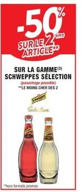 promos schweppes