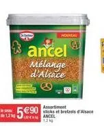 de 1,2  ancel  mélange d'alsace  assortiment  90 ticket bras d'alsace  ancel  1.2  houveau