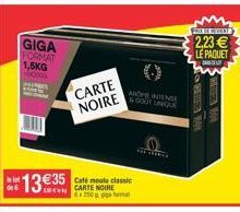 moule Carte noire