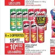 boîtes pringles