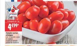 TOMATES FRANCE  Serie de  4€⁹99*  Tomate cerise  allonge cat 1, varite cm De exit on tomate serie de couleur 