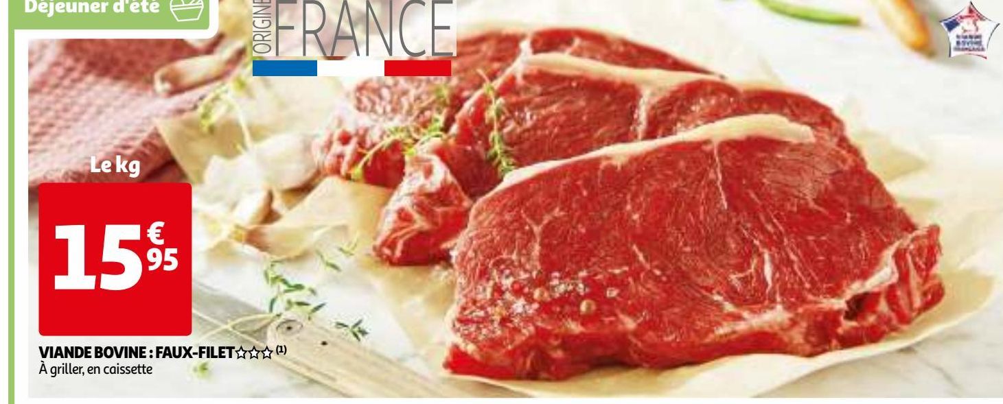 viande bovine: faux-filet