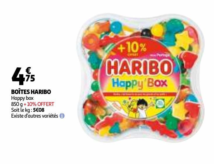 boîtes Haribo