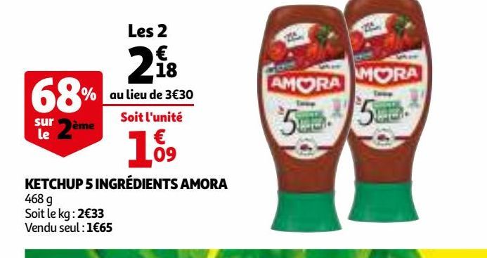 ketchup 5 ingredients Amora