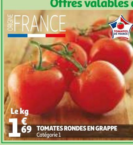 tomates rondes en grappe