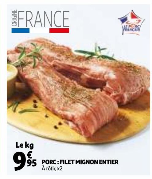 Porc: filet Mignon Entier