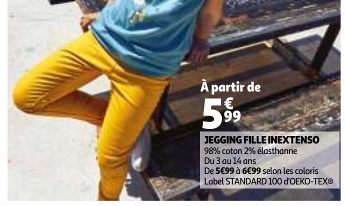 JEGGING FILLE INEXTENSO