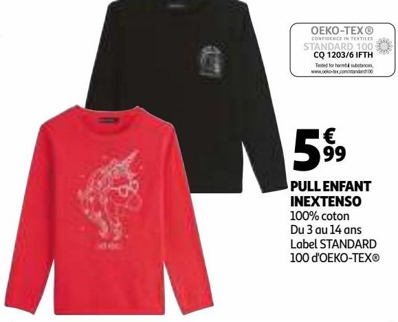 PULL ENFANT INEXTENSO