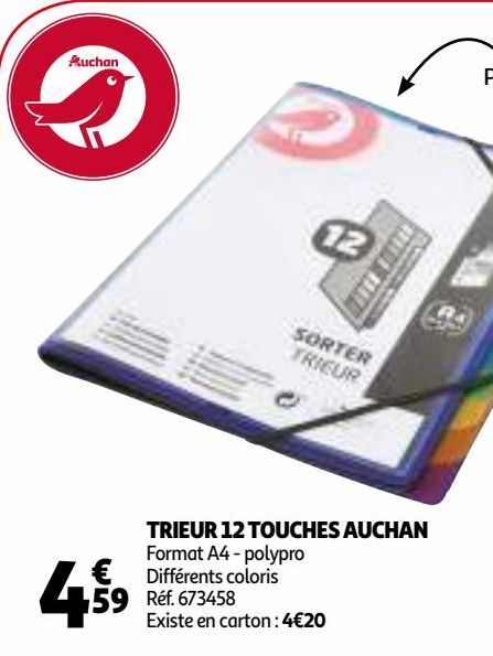 TRIEUR 12 TOUCHES AUCHAN