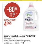 lessive liquide Persavon