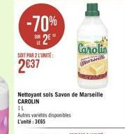 nettoyant sols Carolin