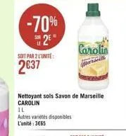 nettoyant sols carolin