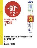 brosse à dents Sensodyne