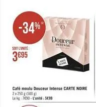 café moulu carte noire