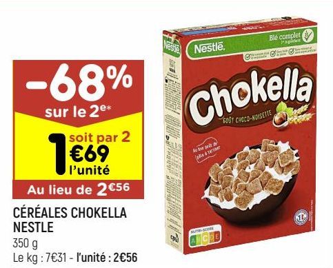 céréales chokella Nestlé