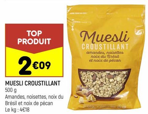 muesli croustillant