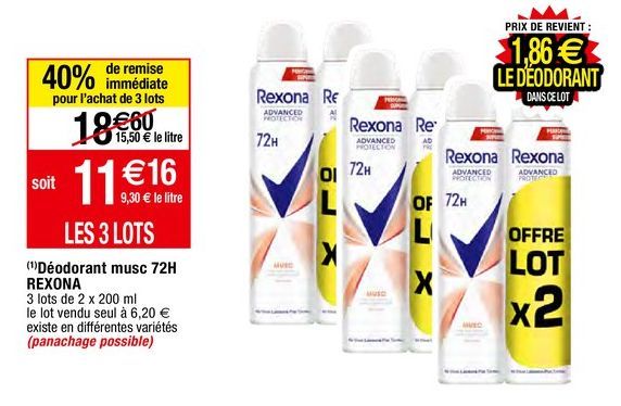 déodorant Rexona