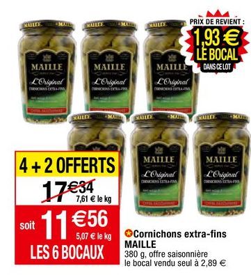 cornichons Maille