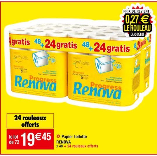 papier toilette Renova