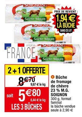 fromage de chèvre Soignon