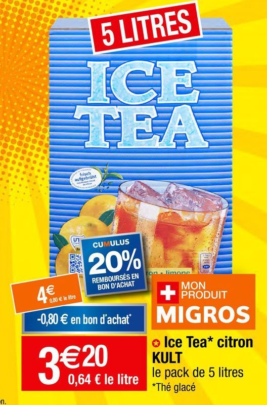 Ice Tea citron Kult