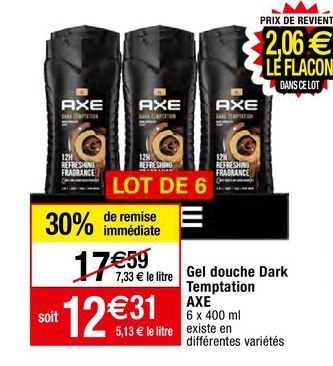 gel douche Axe