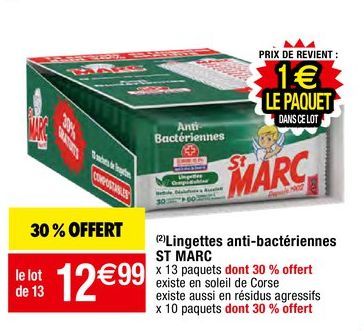 lingettes St marc