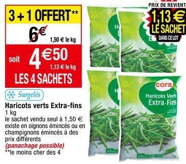 haricots verts Cora