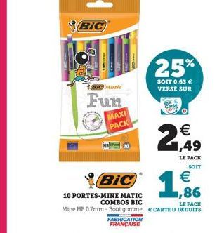 gomme BIC