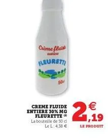 crème fleurette