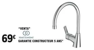 69  "venta"  ideal standard  garantie constructeur 5 ans*