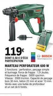 marteau perforateur Bosch