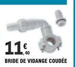 11  40  BRIDE DE VIDANGE COUDÉE