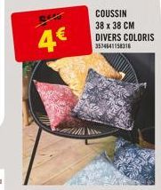 RE  4  COUSSIN  38 x 38 CM  DIVERS COLORIS 3574641158316