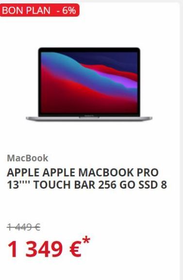 MacBook Pro Apple offre sur Darty