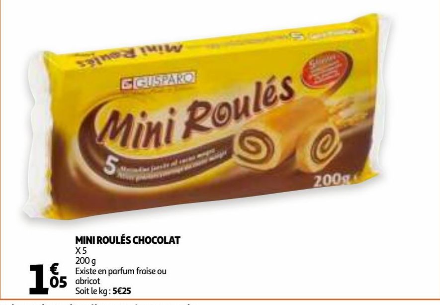 MINI ROULÉS CHOCOLAT