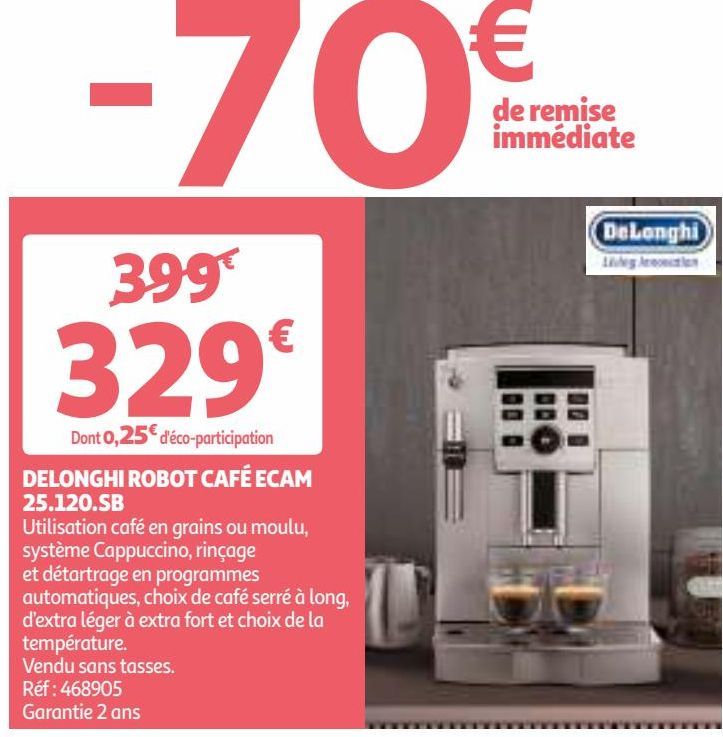 DELONGHI ROBOT CAFÉ ECAM 25.120.SB