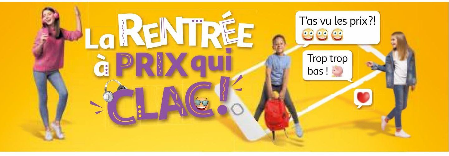 La RENTRÉE à PRIX qui  LAC !